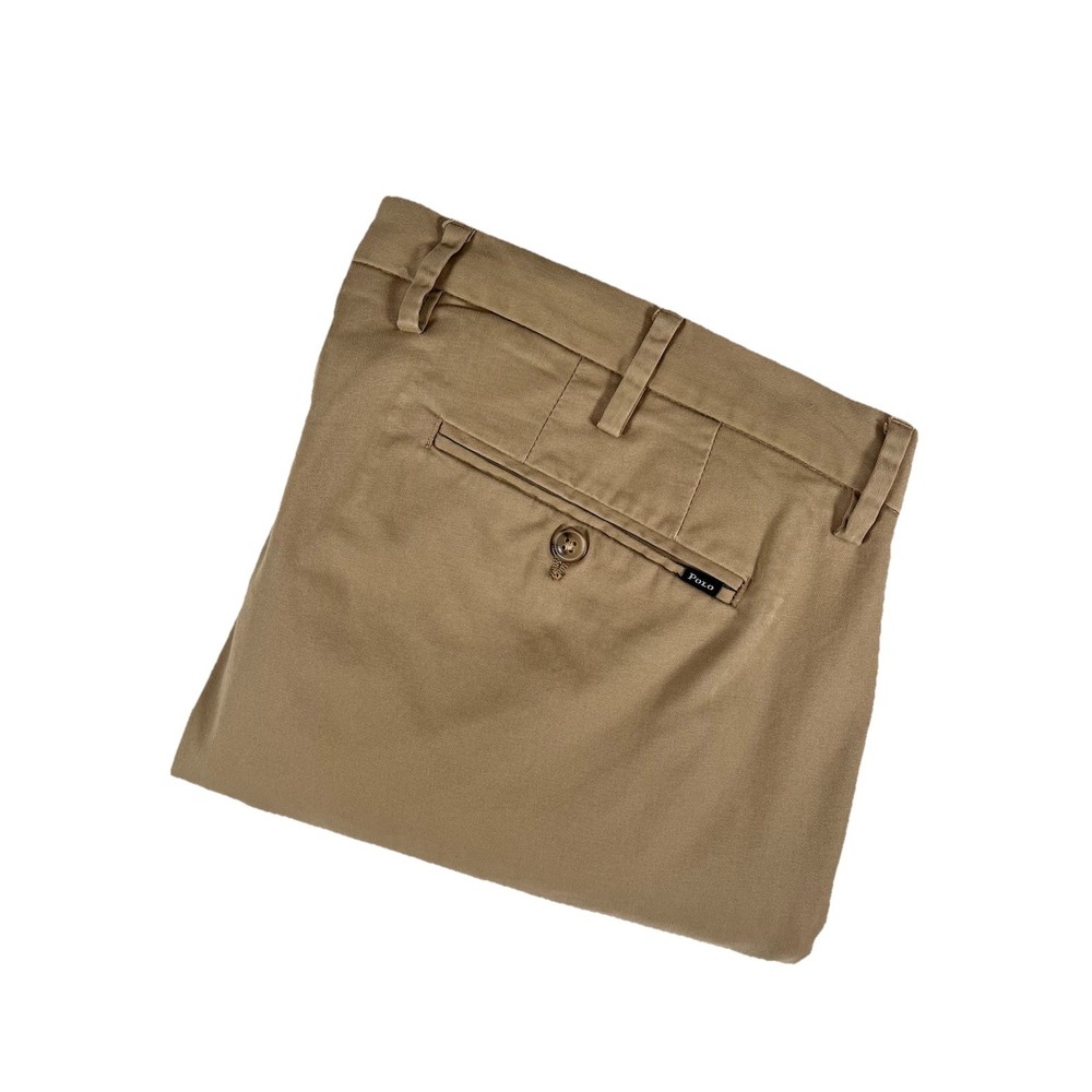 Polo Ralph Lauren Straight Fit Brown‎ Chino Pants Men's Sz 40x30 (42x30) Preppy